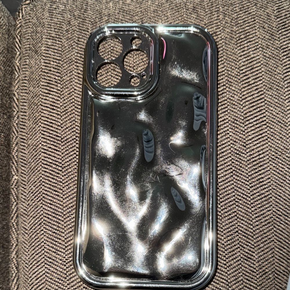 Silver Phone Case